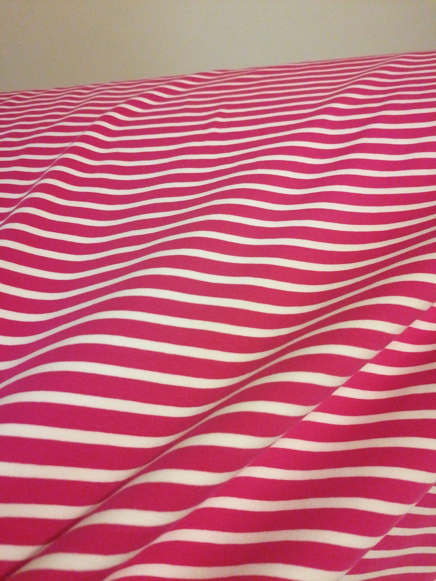 raita-trikoo, PINKKI - valkoinen