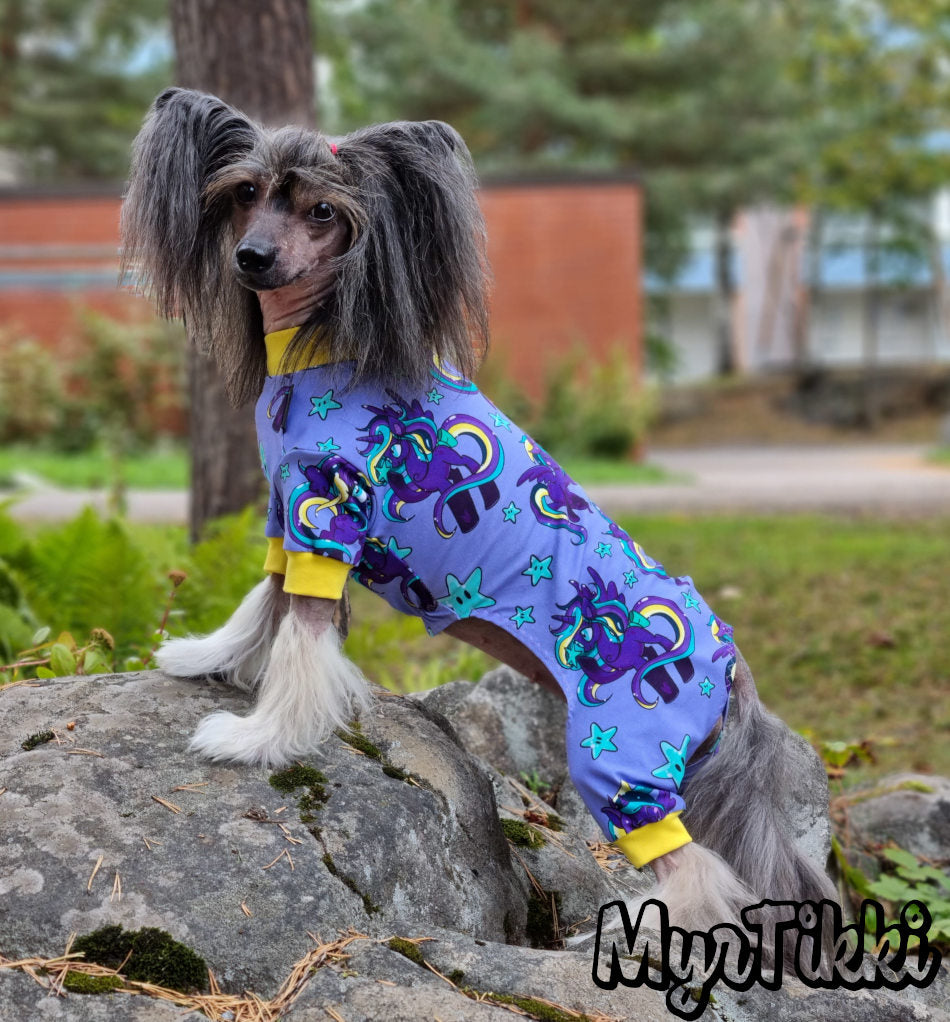 BORN TO SPARKLE, lila, trikoohaalari
