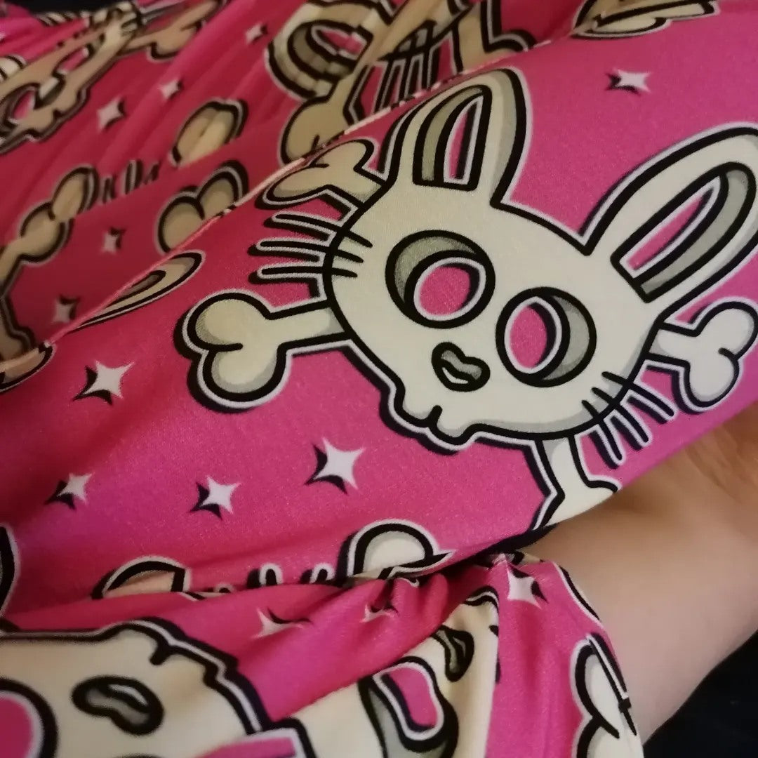 BUNNY SKULL, pinkki trikoo