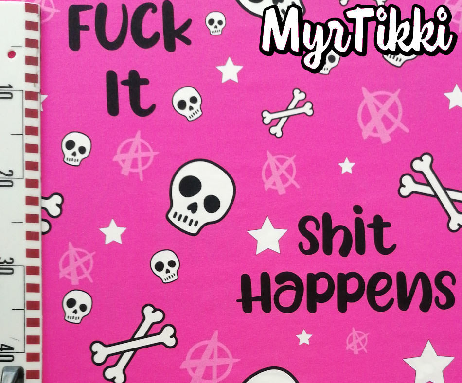 SHIT HAPPENS pinkki trikoo