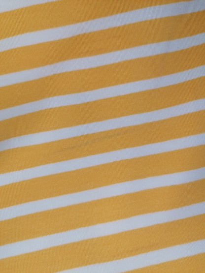 raita-trikoo, KELTAINEN - valkoinen II-laatu