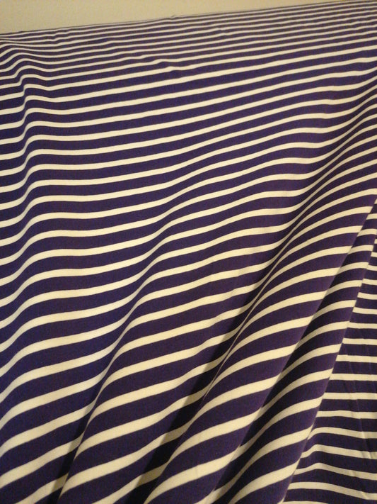 raita-trikoo, LILA - valkoinen