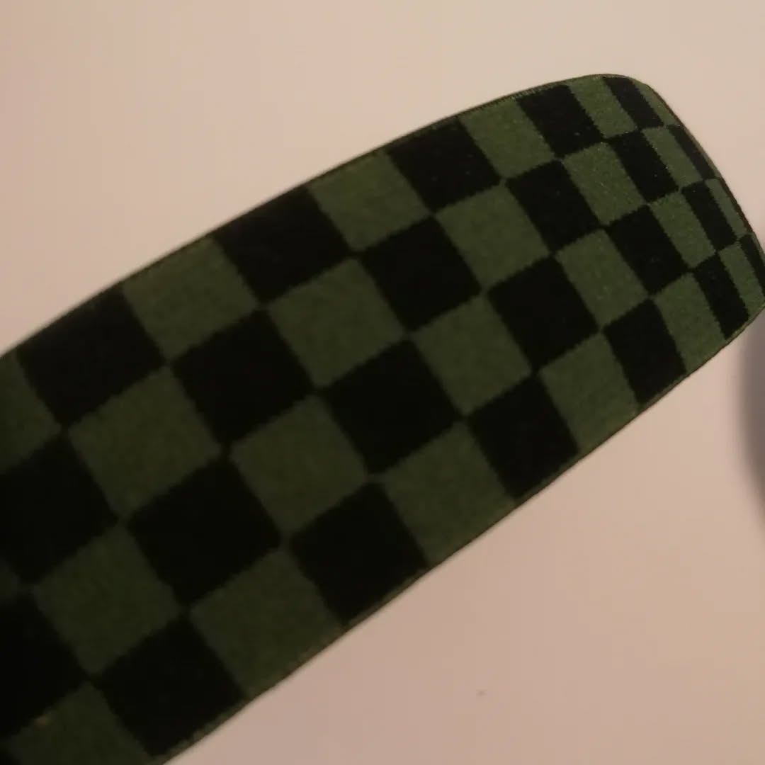 RUUDUT kuminauha 4cm - ERI VÄREJÄ