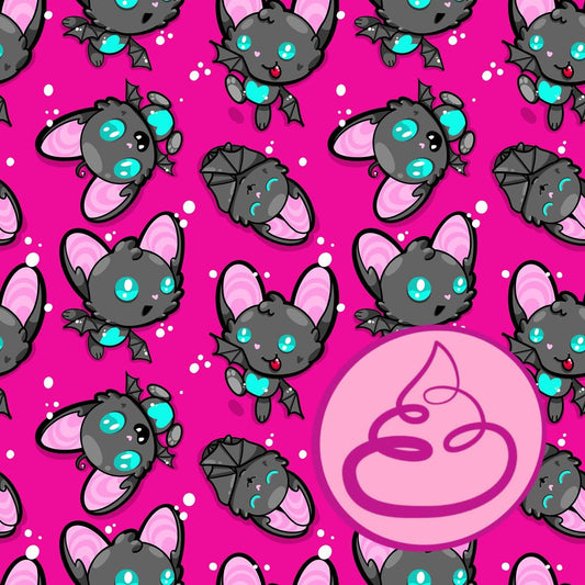 BAT BAT BABY pinkki trikoo *PALA 70cm*