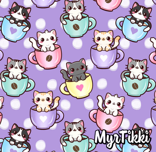 KAHVIKISSAT, lila trikoo