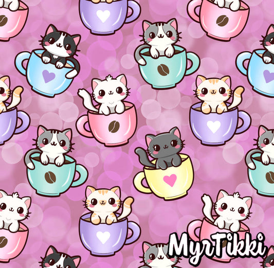 KAHVIKISSAT, vaaleanpunainen trikoo