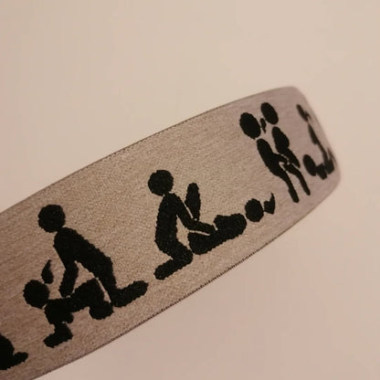 KAMASUTRA  bokserikuminauha 4 cm - ERI VÄREJÄ