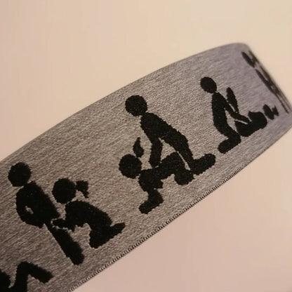 KAMASUTRA  bokserikuminauha 4 cm - ERI VÄREJÄ