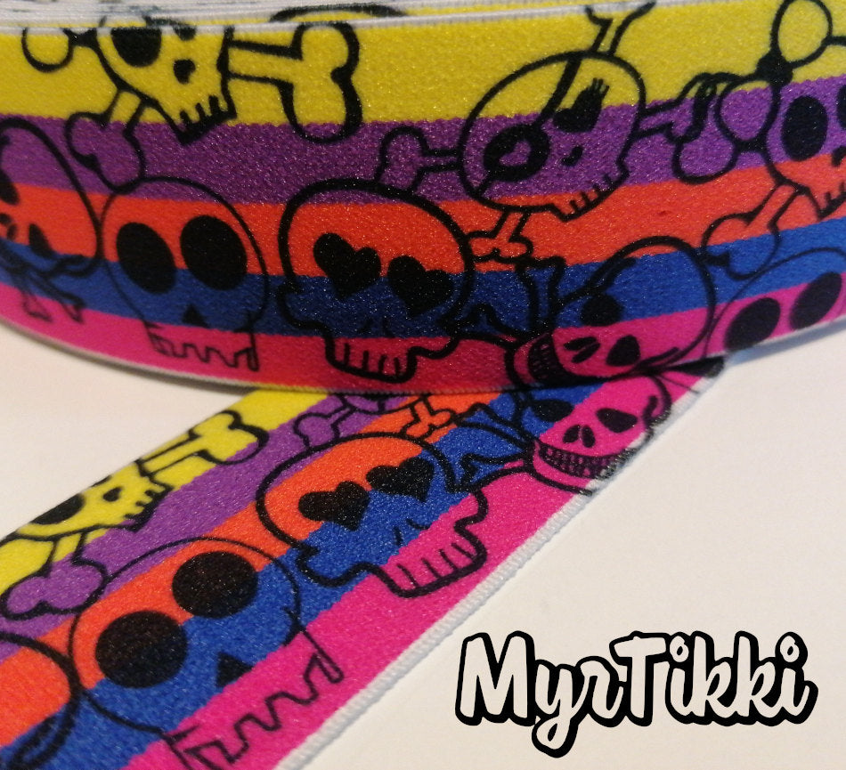 MULTIRAITAKALLOT bokserikuminauha 4 cm - ERI VÄREJÄ