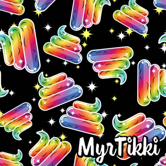 RAINBOW POOP trikoo