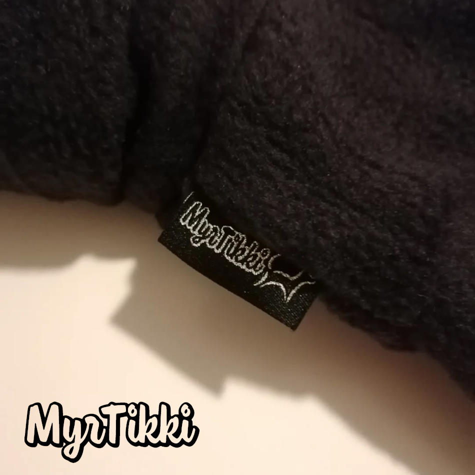 IHAN VAAN MUSTA fleecehaalari