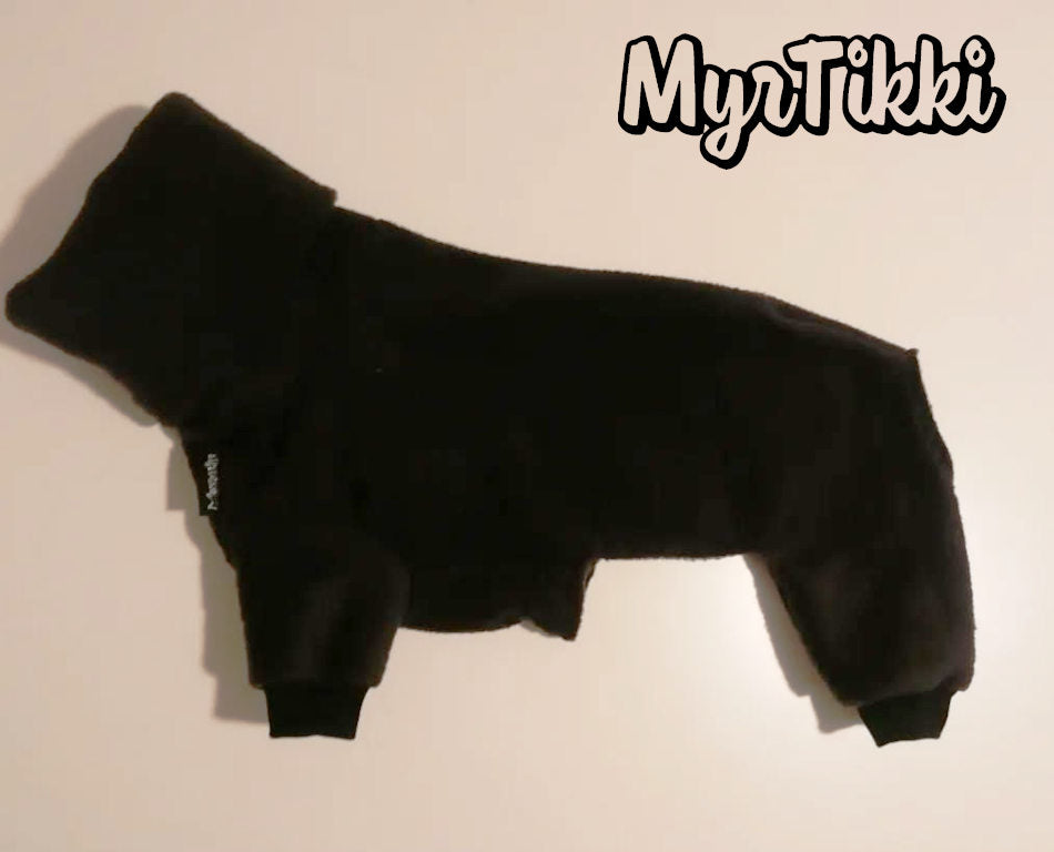 IHAN VAAN MUSTA fleecehaalari